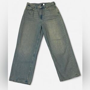 H&M Wide Leg Blue Jeans